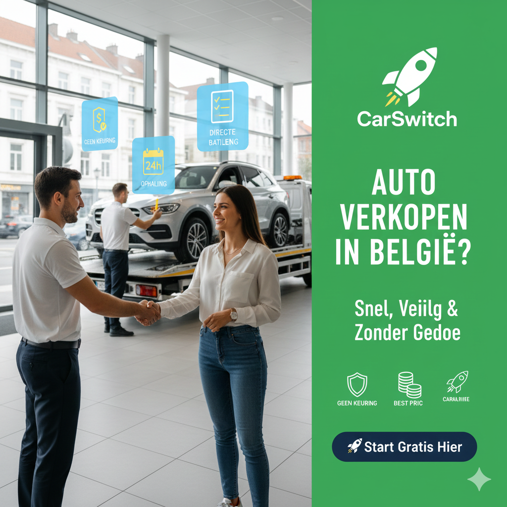 Auto Verkopen in België (2026) – Snel, Veilig & Zonder Keuring
