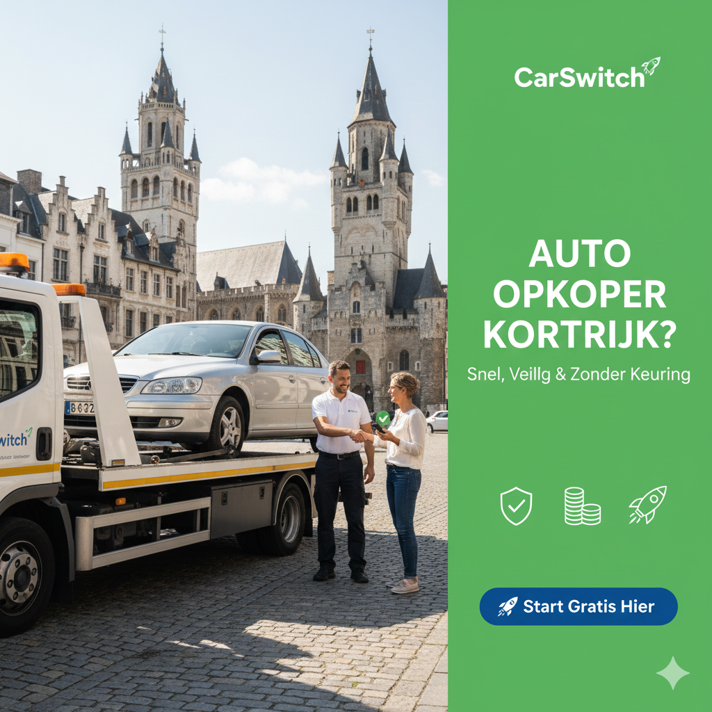 Auto Opkoper Kortrijk | Zonder Keuring – 24u Verkocht