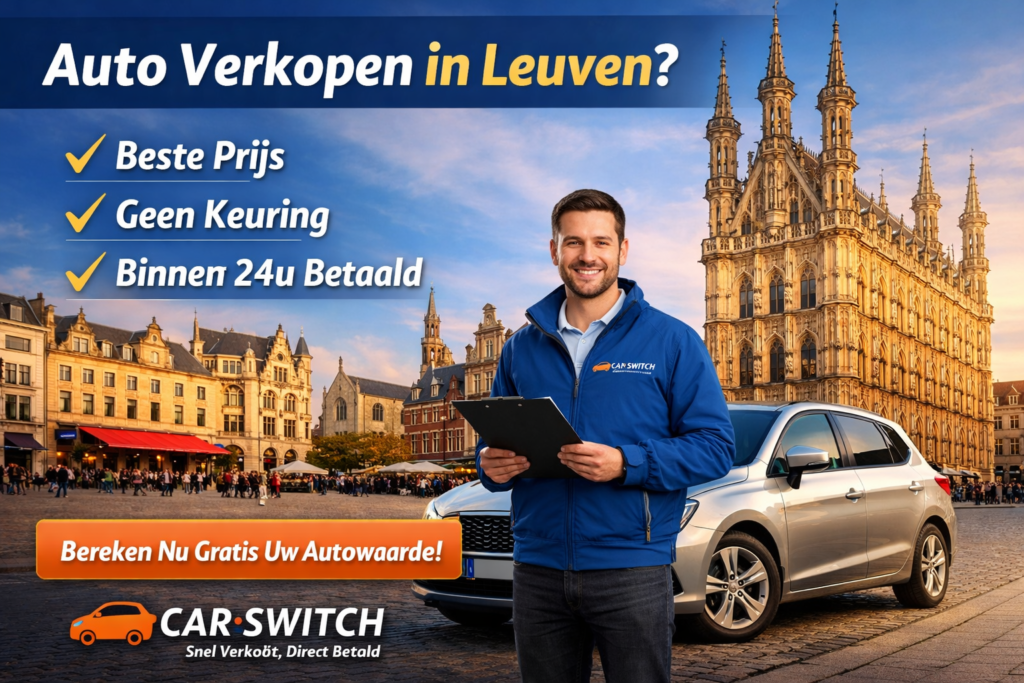 Auto verkopen in Leuven met Car-Switch – snelle en veilige service in Vlaams-Brabant