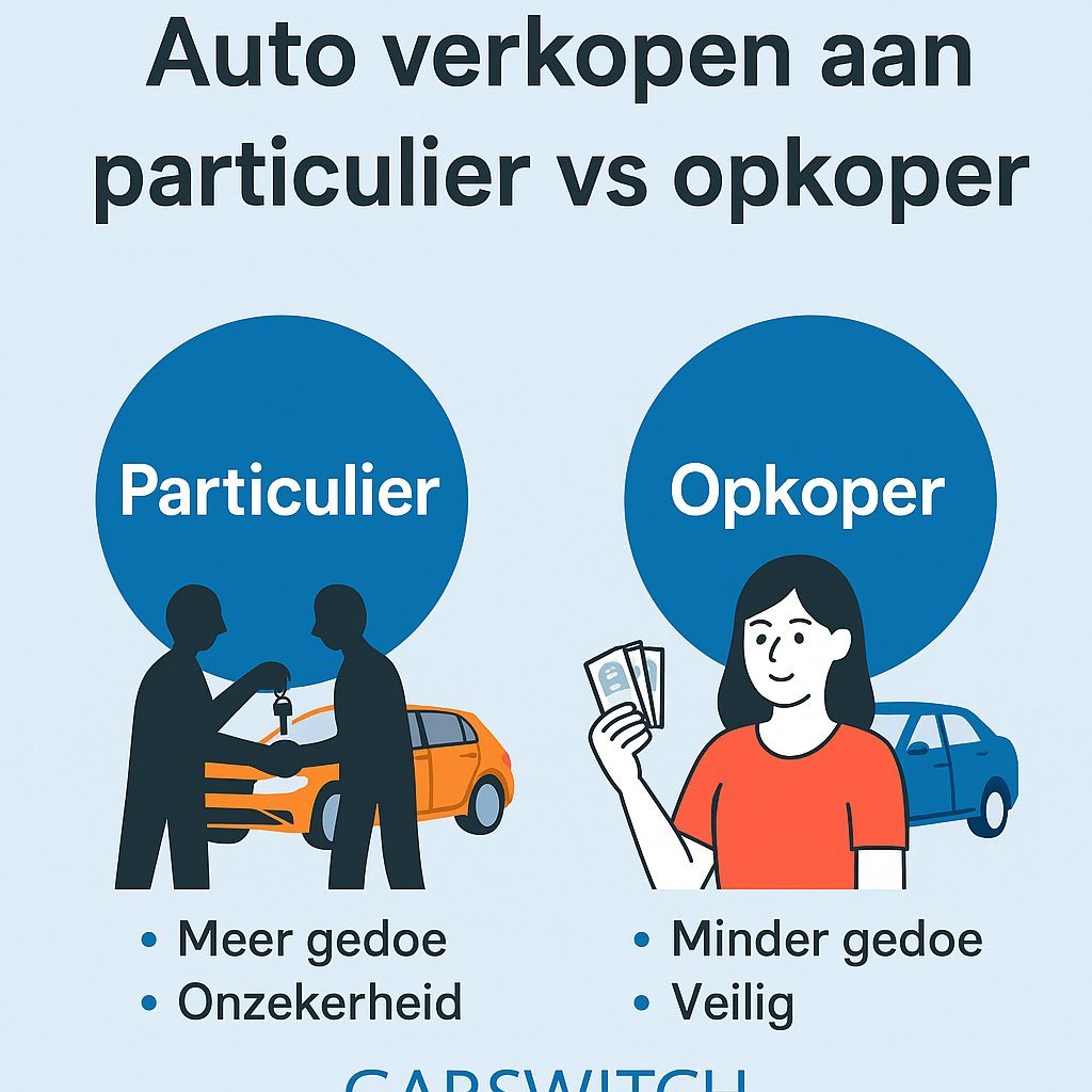 Auto verkopen aan particulier vs opkoper: wat is beter?