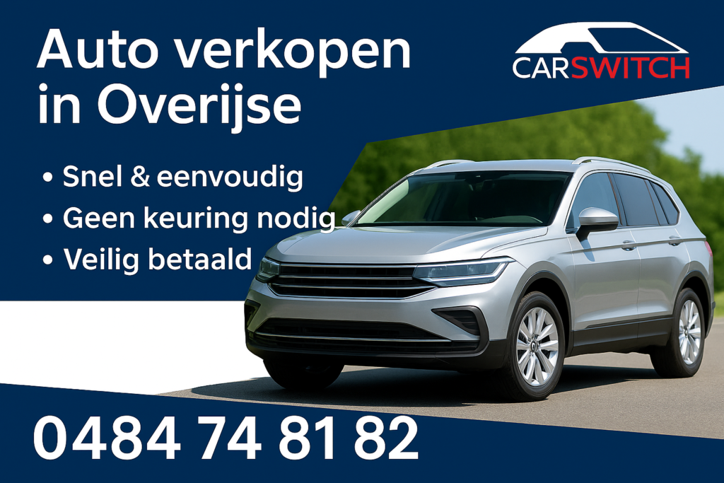 Auto verkopen in Overijse? Zonder keuring via professionele opkoper | CARSWITCH
