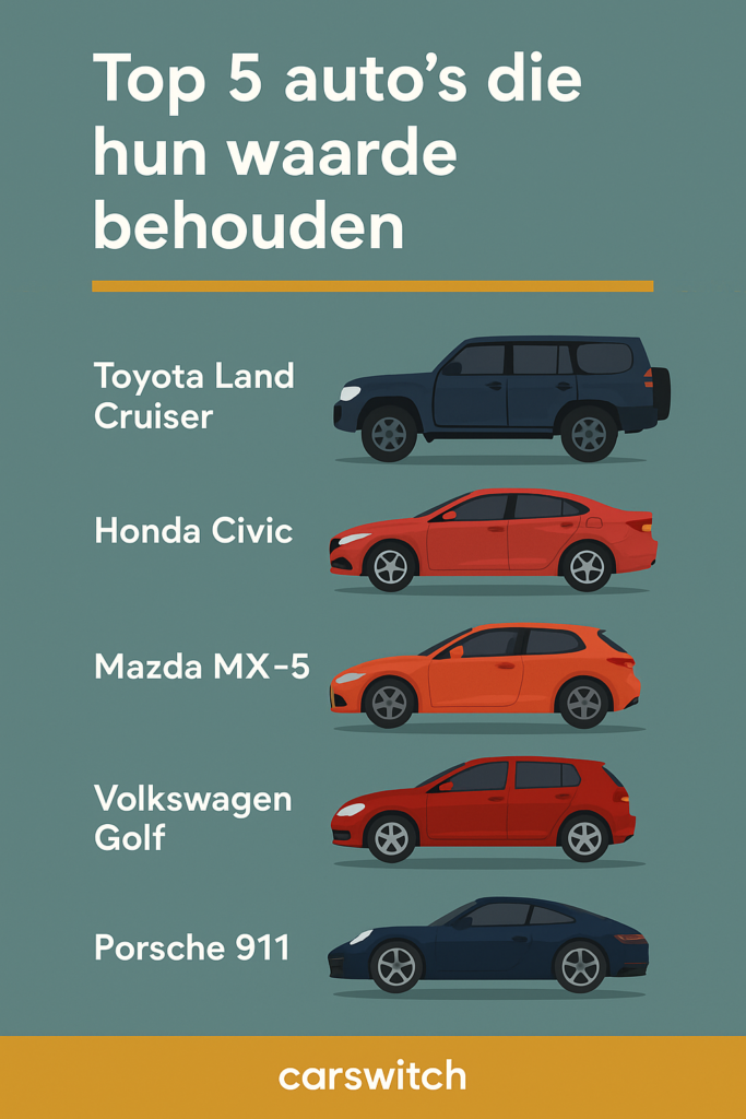 5 gewone auto's die hun waarde goed behouden