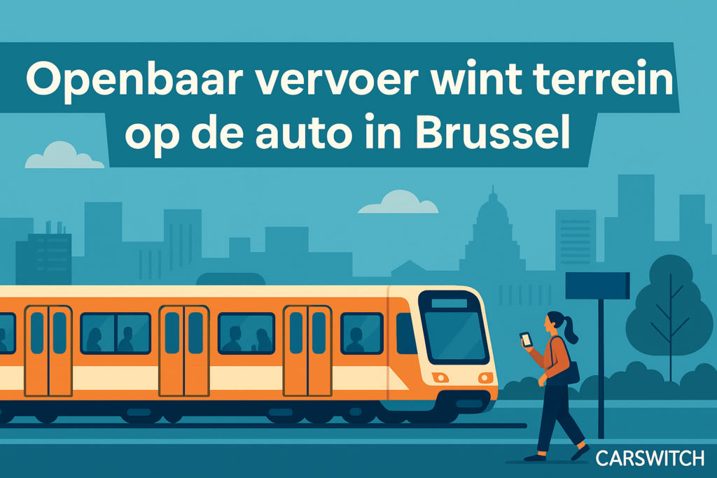 Openbaar vervoer wint terrein op de auto in Brussel