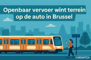 Openbaar vervoer wint terrein op de auto in Brussel