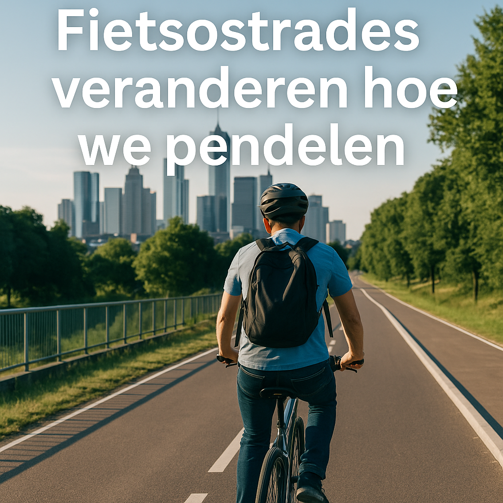 Fietsostrades maken pendelen per fiets sneller en slimmer