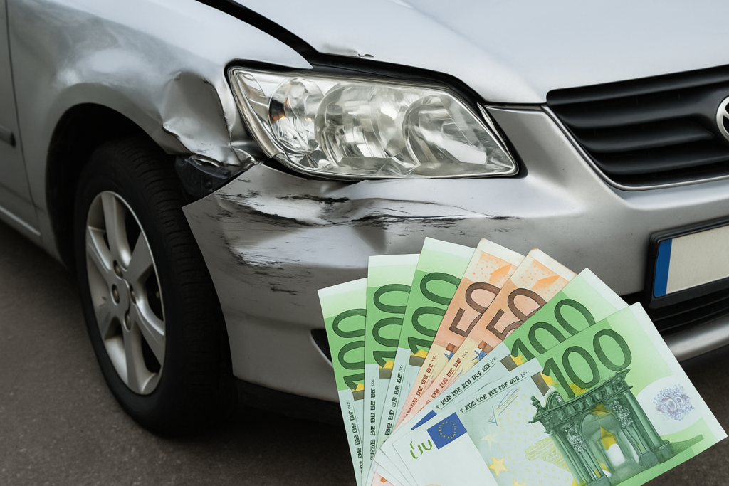 Vendre une voiture endommagée en Belgique | Estimation rapide 2025