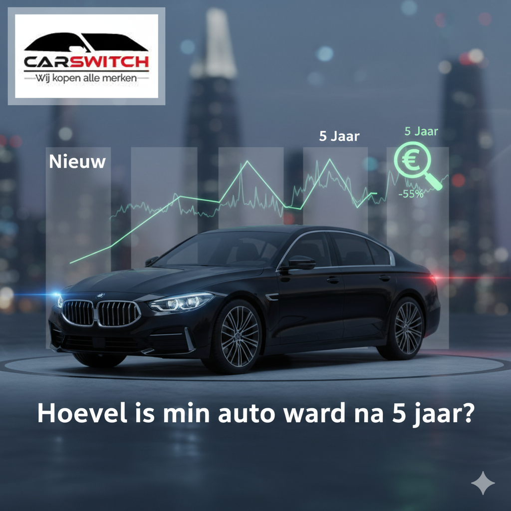 Hoeveel is mijn auto waard na 5 jaar? | Waardebepaling & afschrijving België | Carswitch