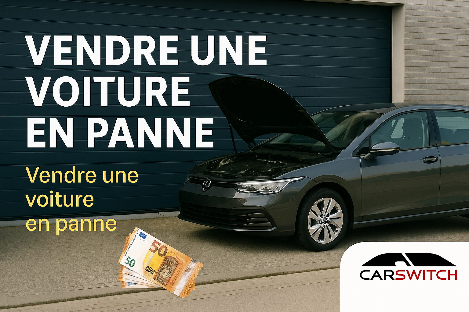 Vendre une voiture en panne | Sans contrôle technique – Estimation gratuite