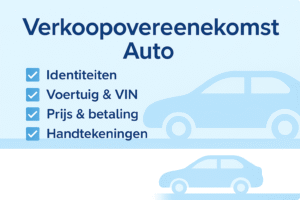 Verkoopovereenkomst Auto | Gratis PDF, Voorbeeld & Wettelijke Checklist