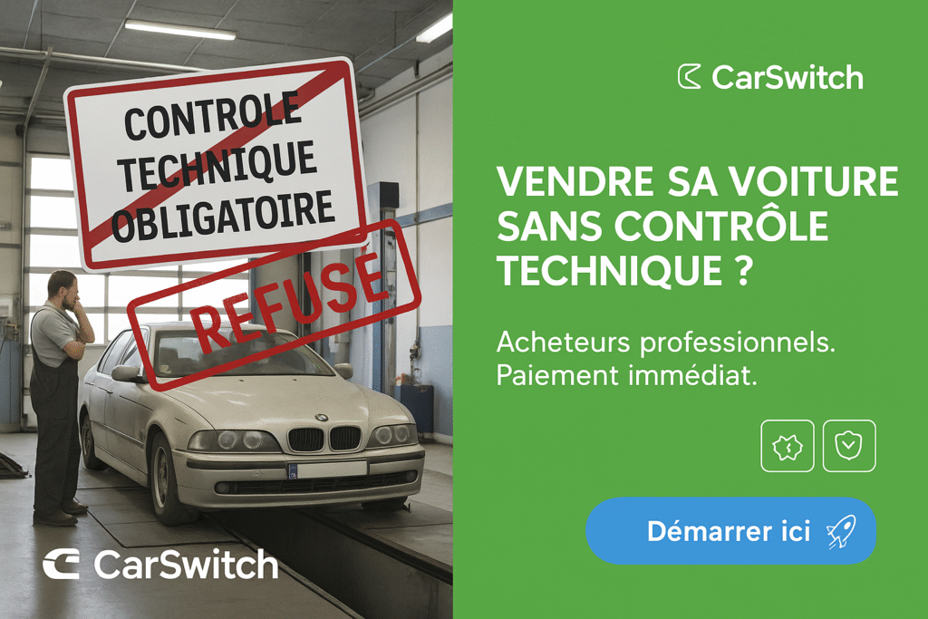 Vendre sa voiture sans contrôle technique (Belgique) | Légal, sans CT & paiement immédiat – CarSwitch