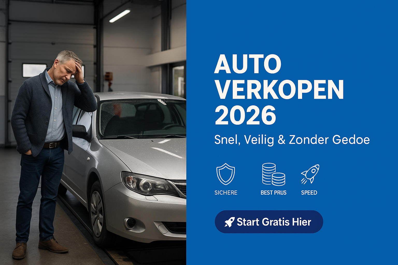 Auto Verkopen 2026? Snel Bod, Veilige Betaling & Ophaling | CarSwitch